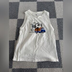 Toddler Boys H&M White Tank Top